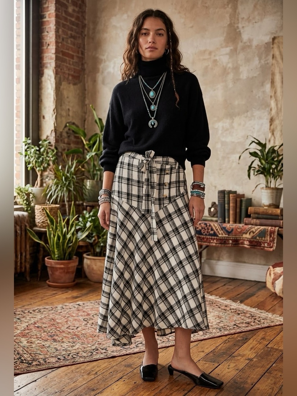 FREE PEOPLE After You maxi skirt size small
